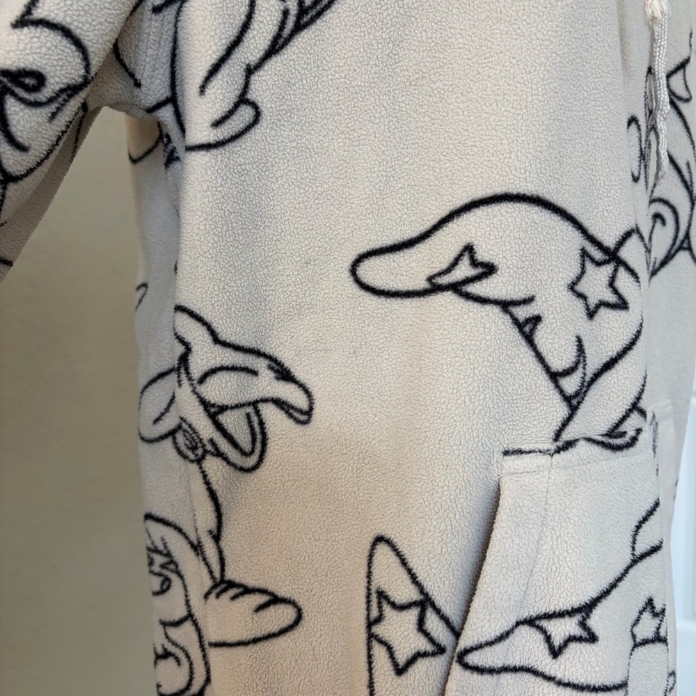 H&M Disney Wizard Mickey‎ Mouse Cream Fleece Hoodie XS - Picture 10 of 15